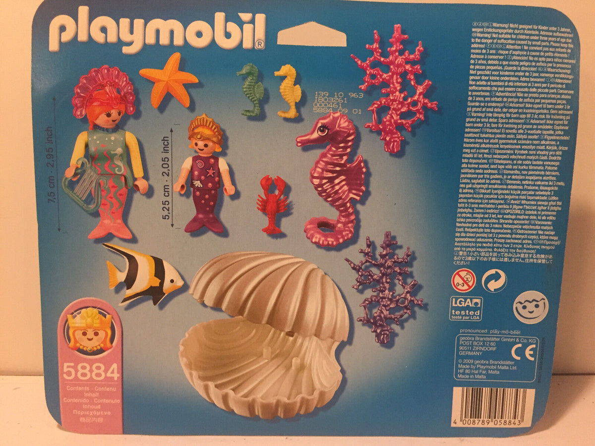 Playmobil Seahorse Carraige Under The Sea Mermaid Theme Toy Lot