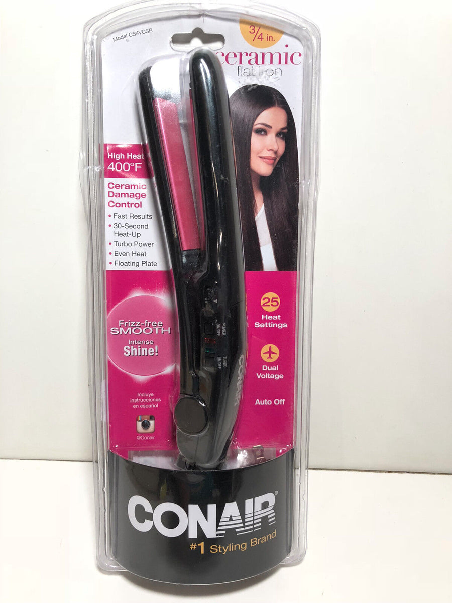 Conair dual voltage outlet hair straightener