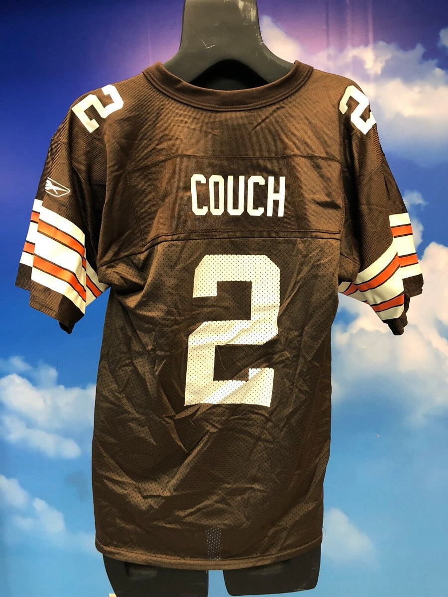 2002 CLEVELAND BROWNS COUCH #2 REEBOK ON FIELD JERSEY (AWAY) Y