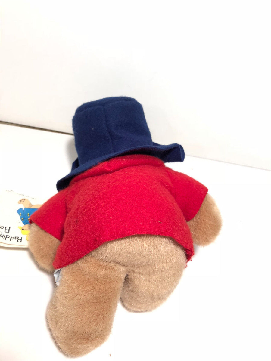 Paddington Bear Plush ~ EDEN TOYS ~ RED FELT COAT BLUE HAT