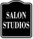 Salon Studio BLACK Aluminum Composite Sign