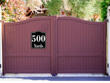 500 Yards Distance Marker Running Race  Marathon BLACK  Aluminum Composite Sign