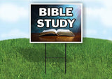 BIBLE STUDY Plastic Yard Sign ROAD SIGN with Stand