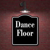 Dance Floor BLACK Aluminum Composite Sign
