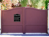 Laundry Rules BLACK Aluminum Composite Sign