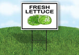 FRESH LETTUCE Yard Sign Road with Stand LAWN SIGN