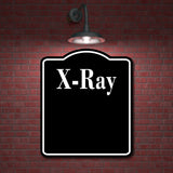 X-Ray Room BLACK Aluminum Composite Sign