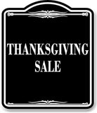 Thanksgiving Sale BLACK Aluminum Composite Sign