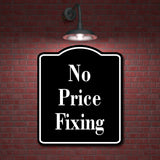 No Price Fixing Elegant BLACK Aluminum Composite Sign