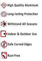 Warn Children About the Dangers of Sharp Objects BLACK Aluminum Composite Sign