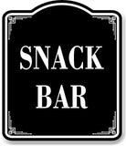 Snack Bar BLACK Aluminum Composite Sign