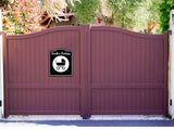 Stroller Parking BLACK Aluminum Composite Sign