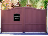 Equipment Rental BLACK Aluminum Composite Sign