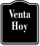 Venta Hoy Spanish Muestra al aire libre firmar BLACK Aluminum Composite Sign