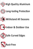 Warning Barbed Fence Risk Caution OSHA Danger BLACK Aluminum Composite Sign