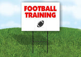 Football TRAINING Plastic Yard Sign ROAD SIGN with Stand