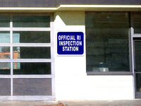 RI OFFICIAL INSPECTION STATION Aluminum Composite Sign