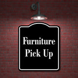 Furniture Pick Up BLACK Aluminum Composite Sign