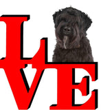 Bouviers Des Flandre Dog Love Park Cute Dog Fridge Refrigerator Car Magnet