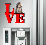 Afghan Hound Love Park Cute Dog Fridge Refrigerator Car Magnet