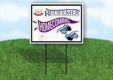Redeemer Homecoming Yard Sign with Stand LAWN SIGN