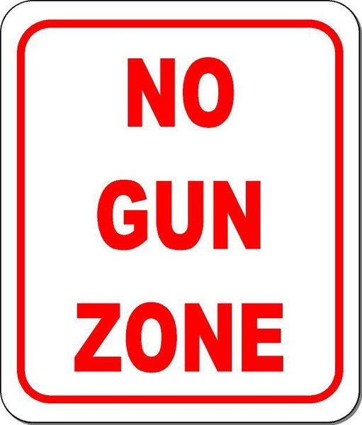 No gun zone SIGN Size Options available school field keep our children SAFE