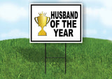 HUSBAND OF THE YEAR GOLD TROPHY Yard Sign with Stand LAWN SIGN