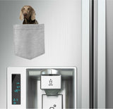 Weimaraner Dog in pocket Fridge Car Magnet Bumper Sticker App size 4"x7"