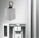 Saluki Dog in pocket Fridge Car Magnet Bumper Sticker App size 4"x7"