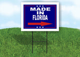 FLORIDA MADE IN RIGHT ARROW Yard Sign w Stand LAWN SIGN Single