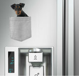 German Pinscher Dog in pocket Fridge Car Magnet Bumper Sticker App size 4"x7"