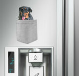 Beauceron Dog in pocket Fridge Car Magnet Bumper Sticker App size 4"x7"