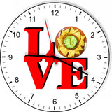 I Love Nachos Love Park Funny Kitchen Living room Wall Clock
