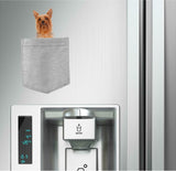 Silky Terrier Dog in pocket Fridge Car Magnet Bumper Sticker App size 4"x7"