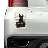 Scottish Terrier  Mugshot Bad Dog Fridge refrigerator Car Magnet