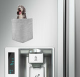 Bearded Collie Dog in pocket Fridge Car Magnet Bumper Sticker App size 4"x7"