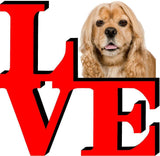 American Cocker Spaniel Love Park Cute Dog Fridge Refrigerator Car Magnet