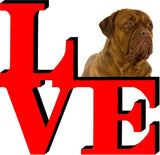 Dogues De Bordeaux Dog Love Park Dog Fridge Refrigerator Car Magnet