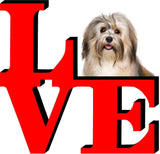Havanese Dog Love Park Dog Fridge Refrigerator Car Magnet