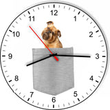 Brussels Griffon In Your Pocket Puppy Dog kitchen living room Wall Clock