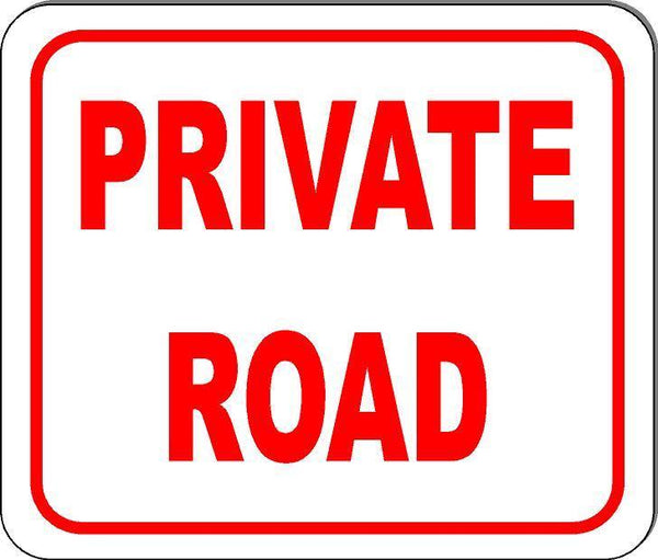 Private road sign Size Options available private driveway warning private