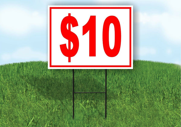 10 DOLLAR SALE Yard Sign Road with Stand LAWN SIGN