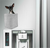 Chihuahua Dog in pocket Fridge Car Magnet Bumper Sticker App size 4"x7"