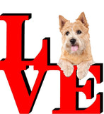 Norwich Terrier Love Park Cute Dog Fridge Refrigerator Car Magnet