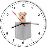 Norfolk Terrier In Your Pocket Dog kitchen living room Wall Clock