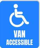 Handicapped Parking left arrow Accessible metal outdoor sign PARKING SIGNAGE