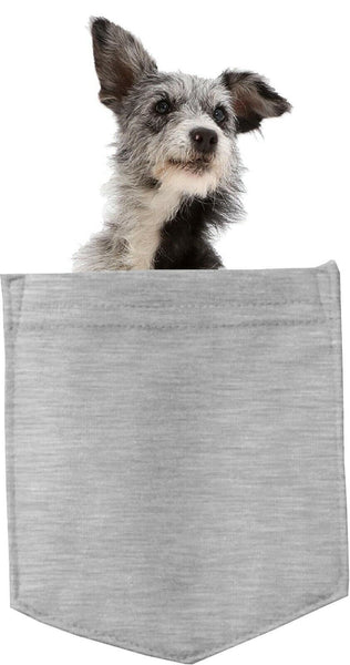 Australian Cattle Dog in pocket Fridge Car Magnet Bumper Sticker App size 4"x7"