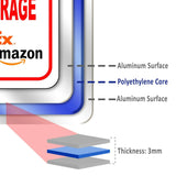 Please Deliver All Packages TO THE GARAGE outdoor Metal sign