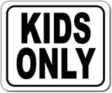 KIDS ONLY BEDROOM CLUB HOUSE PLAY AREA Metal Aluminum Composite Sign