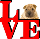 Chinese Shar-pei Dog Love Park Dog Fridge Refrigerator Car Magnet